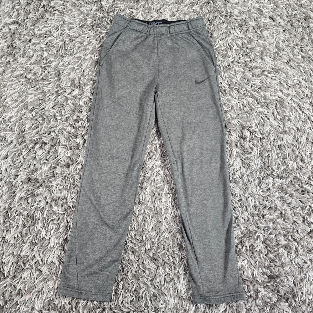 Nike Mens Therma Dri-FIT Training Pants Gray Heather 932253-071 Small